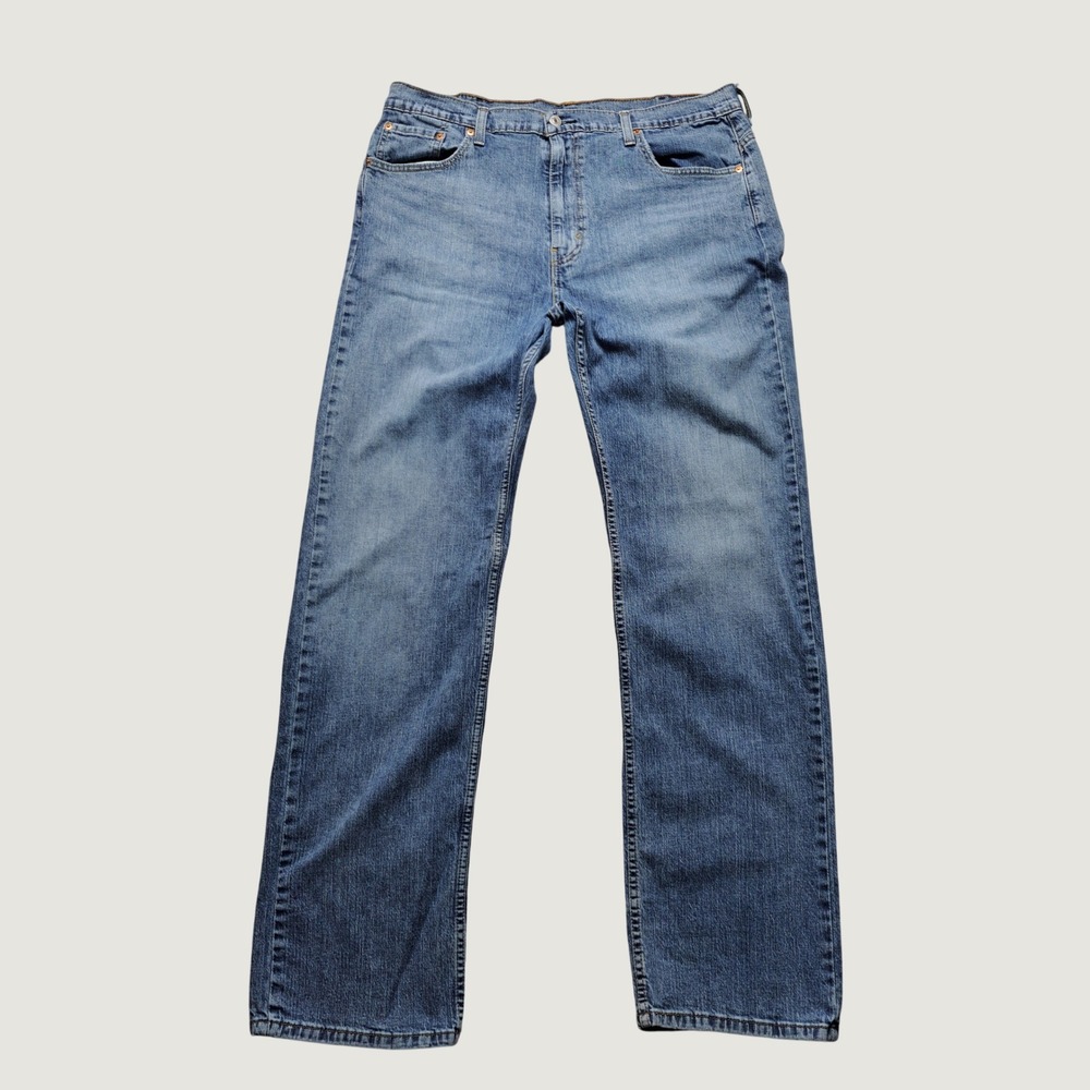 Levi's 569 Loose Straight Jeans Mens 38x36 Blue Medium Wash Excellent Condition